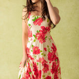 LOST IN THE DETAILS WOVEN MAXI DRESS