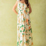 A PERFECT MATCH WOVEN MAXI DRESS