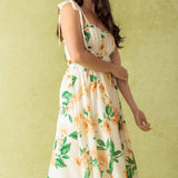 A PERFECT MATCH WOVEN MAXI DRESS