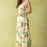A PERFECT MATCH WOVEN MAXI DRESS