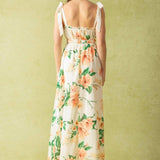 A PERFECT MATCH WOVEN MAXI DRESS