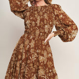 SWEET REMINISCENCE WOVEN MINI DRESS