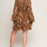 SWEET REMINISCENCE WOVEN MINI DRESS
