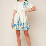 ALWAYS REMARKABLE WOVEN MINI DRESS
