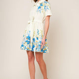 ALWAYS REMARKABLE WOVEN MINI DRESS