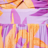 BLOOMING BRUNCH WOVEN MIDI DRESS