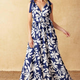 TWILIGHT VENTURE WOVEN MAXI DRESS
