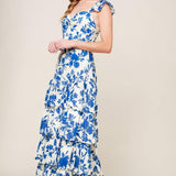 CAPTIVATING PERSONALITY WOVEN MAXI DRESS