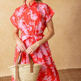 MAKE IT COUNT WOVEN MIDI DRESS