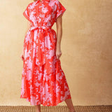 MAKE IT COUNT WOVEN MIDI DRESS