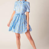 STARLIT SKIES WOVEN MINI DRESS