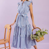WHEN LIFE GIVES YOU WOVEN MIDI DRESS