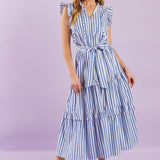 WHEN LIFE GIVES YOU WOVEN MIDI DRESS