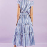 WHEN LIFE GIVES YOU WOVEN MIDI DRESS