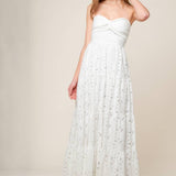 WISHING WELL WHITE WOVEN LACE MAXI DRESS