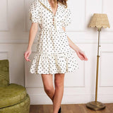 BRIGHTER DAYS WOVEN MINI DRESS