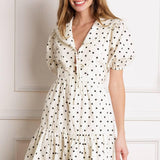 BRIGHTER DAYS WOVEN MINI DRESS