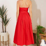DAYS THAT FADE WOVEN MIDI DRESS