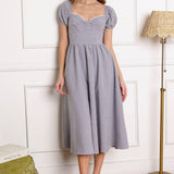IT'S MY DAY WOVEN MIDI DRESS