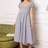 IT'S MY DAY WOVEN MIDI DRESS