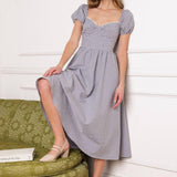 IT'S MY DAY WOVEN MIDI DRESS