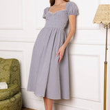 IT'S MY DAY WOVEN MIDI DRESS