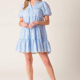 LET'S CATCH UP WOVEN BABYDOLL DRESS