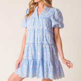 LET'S CATCH UP WOVEN BABYDOLL DRESS