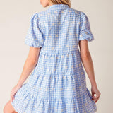 LET'S CATCH UP WOVEN BABYDOLL DRESS