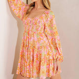 KILLING TIME WOVEN MINI DRESS