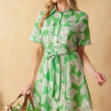 MYSTERIES OF THE NIGHT WOVEN MINI DRESS