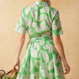 MYSTERIES OF THE NIGHT WOVEN MINI DRESS