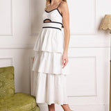 GO GETTER WOVEN MIDI DRESS