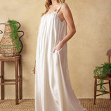 CELESTIAL SKIES WOVEN MAXI DRESS