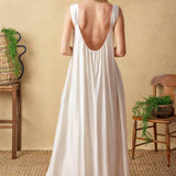 CELESTIAL SKIES WOVEN MAXI DRESS
