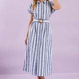 WOULD'VE BEEN THE ONE WOVEN MIDI DRESS