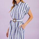 WOULD'VE BEEN THE ONE WOVEN MIDI DRESS