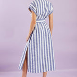 WOULD'VE BEEN THE ONE WOVEN MIDI DRESS