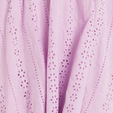 MIDNIGHT MIRAGE GOWN WOVEN EYELET MINI DRESS
