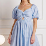 GOTTA LOVE WOVEN MINI DRESS