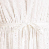 STARLIGHT SOIREE WOVEN EYELET MINI DRESS