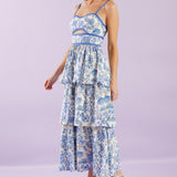 A GREAT ESCAPE WOVEN MIDI DRESS