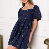 WALK IT OUT WOVEN MINI DRESS