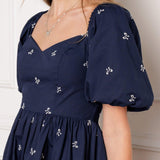 WALK IT OUT WOVEN MINI DRESS