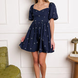 WALK IT OUT WOVEN MINI DRESS