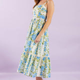 MATCH MY ENERGY WOVEN MIDI DRESS