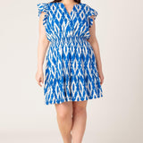 A PERFECT MATCH WOVEN MINI DRESS