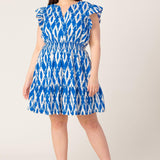 A PERFECT MATCH WOVEN MINI DRESS