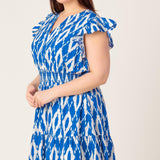 A PERFECT MATCH WOVEN MINI DRESS