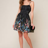 WITH THE TIDE WOVEN MINI DRESS